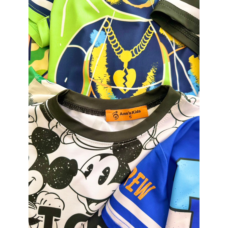 ĐỒ BỘ BÉ TRAI BÉ GÁI thun lạnh 3d in hình hoạt hình siêu đẹp cho bé từ 8 đến 40 kg