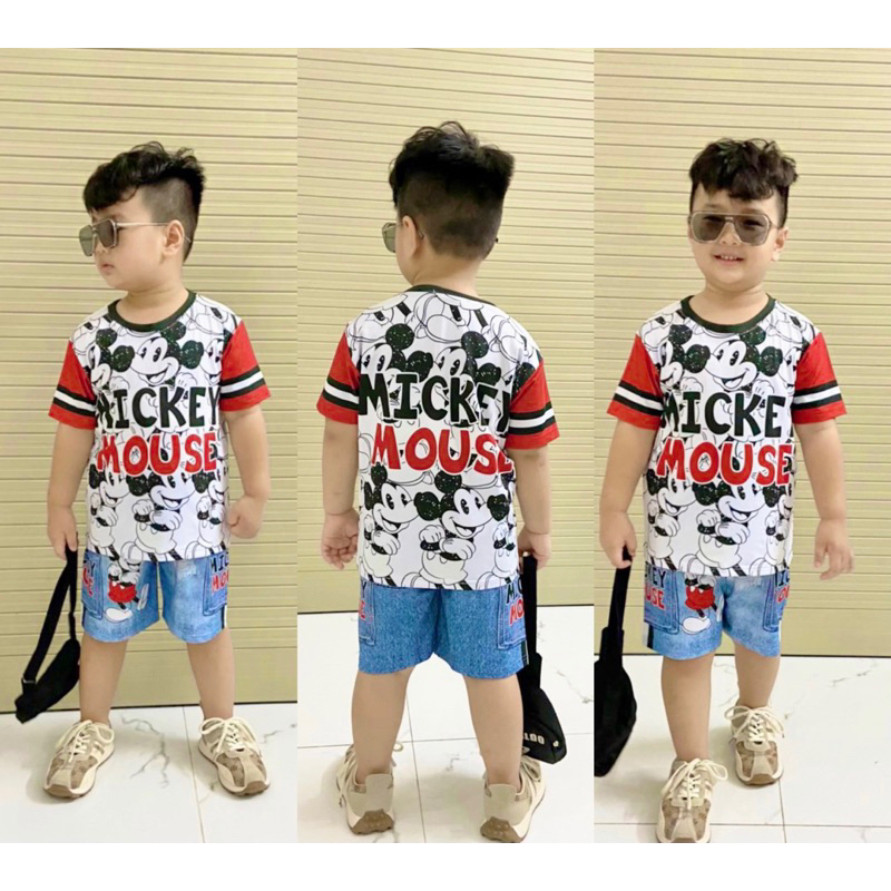 ĐỒ BỘ BÉ TRAI BÉ GÁI thun lạnh 3d in hình hoạt hình siêu đẹp cho bé từ 8 đến 40 kg