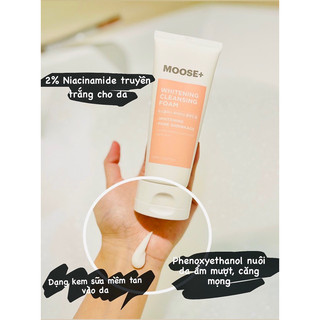 Sửa Rửa Mặt Trắng Da Moose+