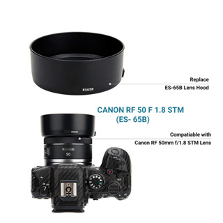 Loa che nắng cho lens Hood lens canon RF 50STM