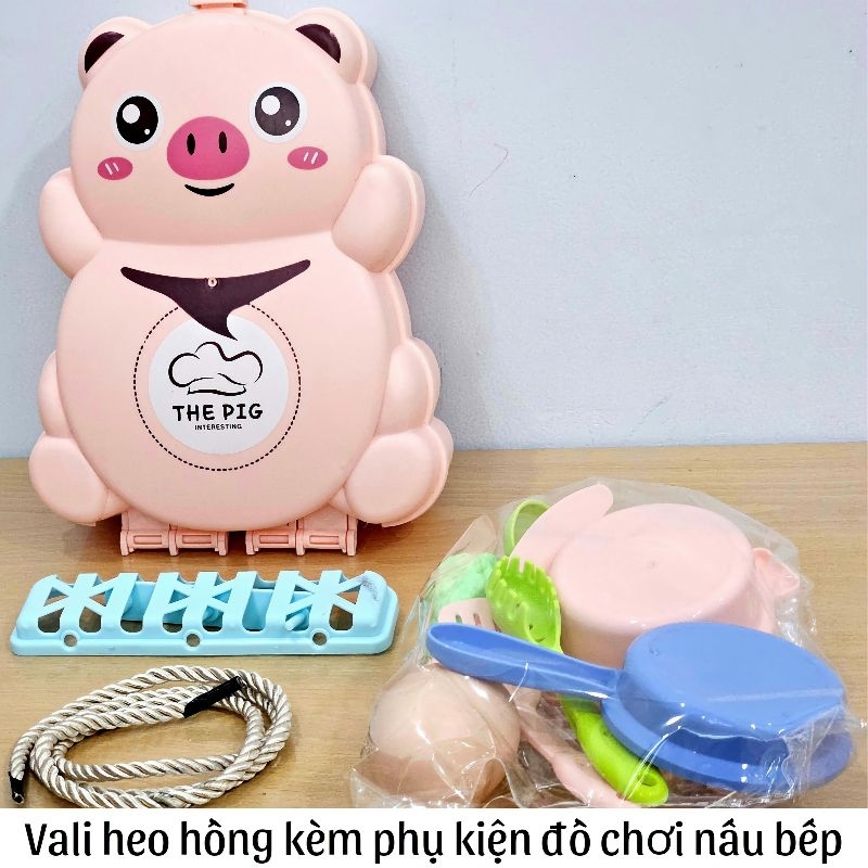 Đồ chơi bộ vali nấu ăn , trang điểm , bác sĩ hình con vật dễ thương cho bé