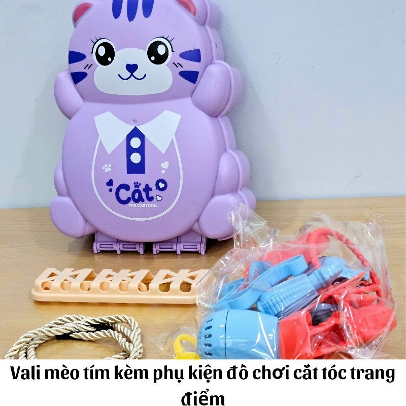 Đồ chơi bộ vali nấu ăn , trang điểm , bác sĩ hình con vật dễ thương cho bé