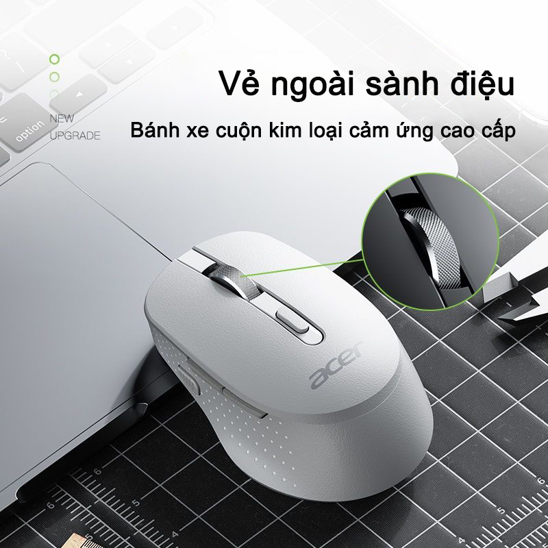 Chuột Không Dây Acer M155 Chế độ kép 2.4G và Bluetooth Có thể sạc lại Thích Hợp Làm Văn Phòng Công Ty Và Gaming | BigBuy360 - bigbuy360.vn