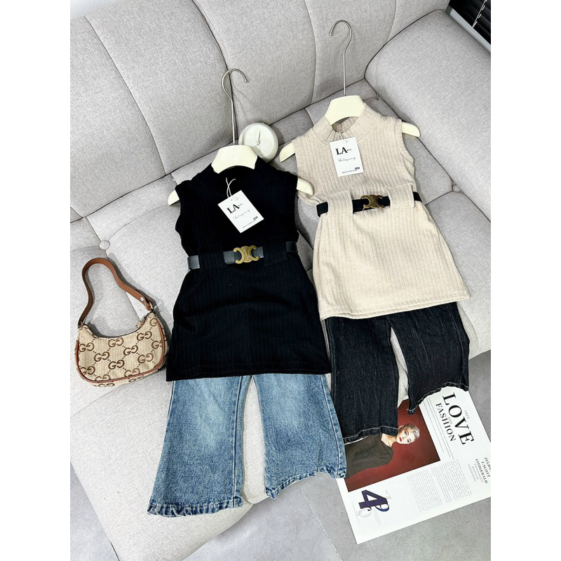 Set sang chảnh cho bé gái kèm nịt