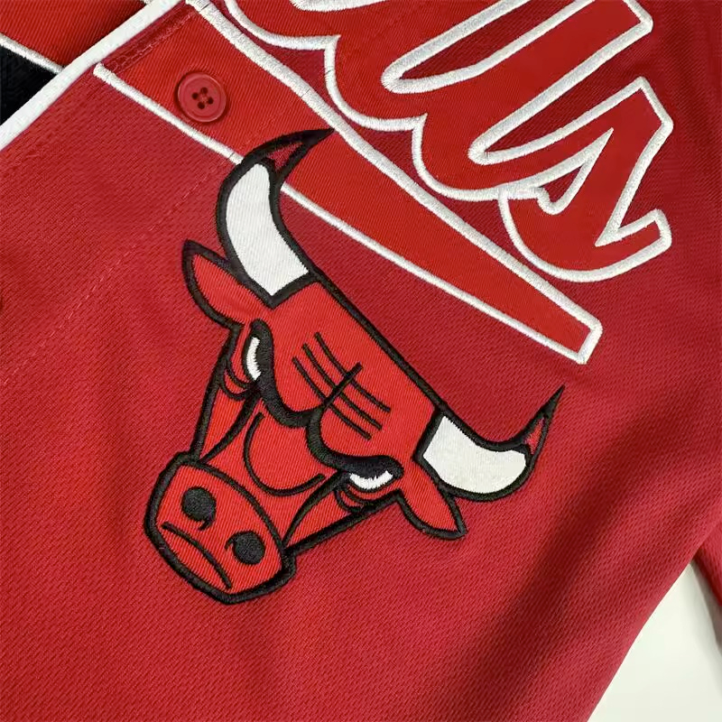 Áo Sơ Mi Bóng Chày CHICAGO BULLS | Áo Bóng Chày Mẫu Mới Về | Áo Bóng Chày phong cách Streetwear, Undergroung