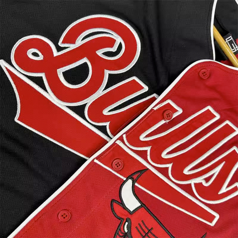 Áo Sơ Mi Bóng Chày CHICAGO BULLS | Áo Bóng Chày Mẫu Mới Về | Áo Bóng Chày phong cách Streetwear, Undergroung