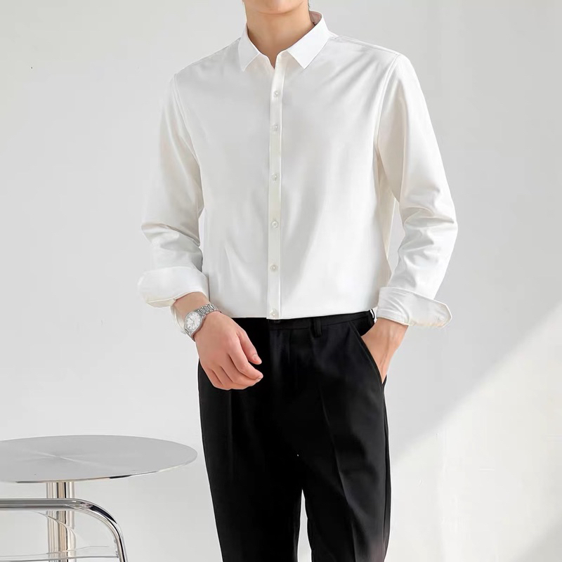 Áo sơ mi tay dài form rộng BBOIZ vải cực đẹp xịn xò