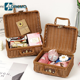 Làn mây tế làn giỏ picnic làn chụp ảnh mây tre đan