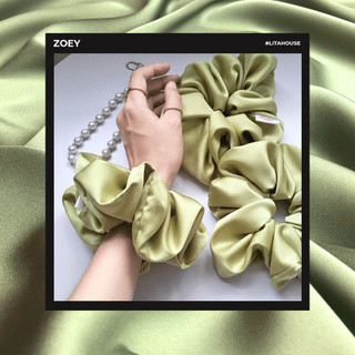 ZOEY - Dây chun buộc tóc Lụa Scrunchies Handmade I Betel