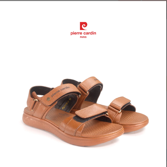 Sandal nam Pierre Cardin, chất liệu da cao cấp, thiết kế quai ngang, đế chống trượt - 153