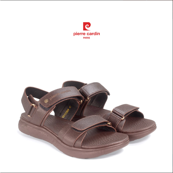 Sandal nam Pierre Cardin, chất liệu da cao cấp, thiết kế quai ngang, đế chống trượt - 153