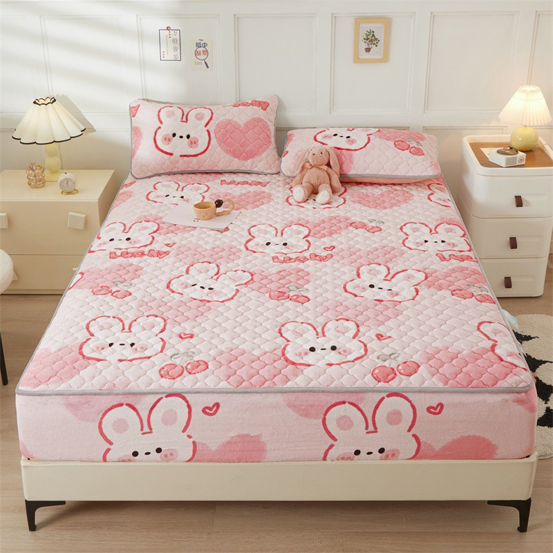 SÉT GA GỐI NỈ NHUNG TRẦN BÔNG NEW THU ĐÔNG