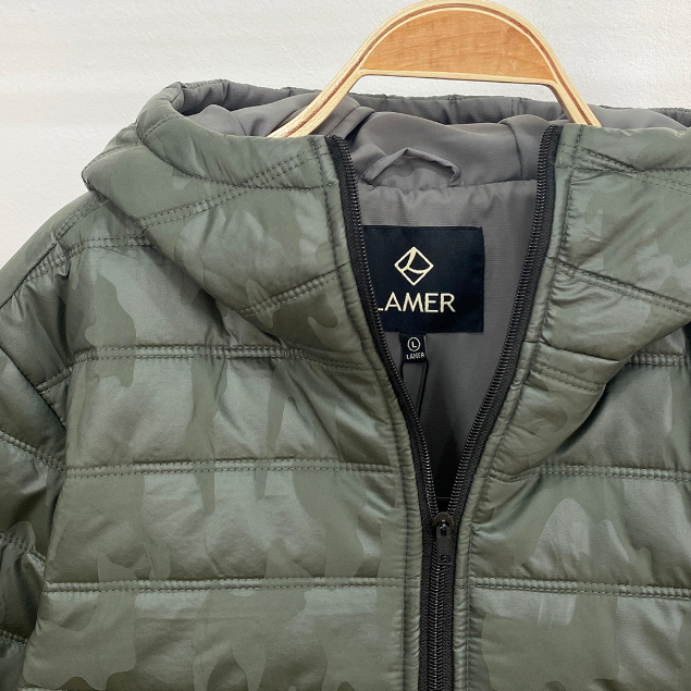 Áo phao nam cổ mũ bomber LAMER L75P22T067