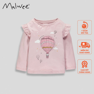 Áo cotton hồng khinh khí câu Malwee thời trang trẻ em từ 2-7 tuổi MW4524