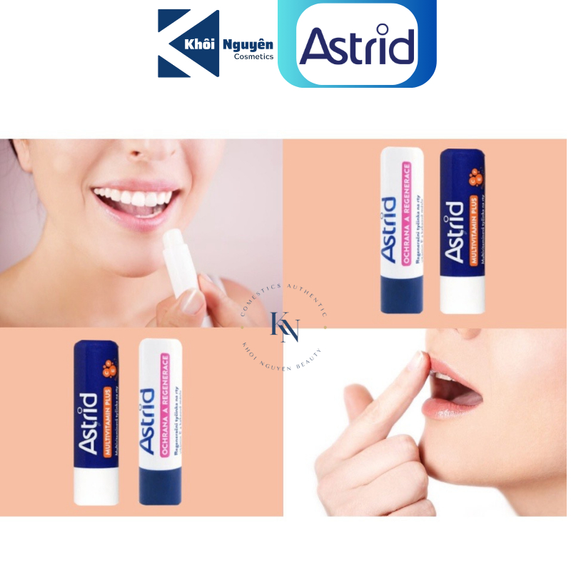 SON DƯỠNG MỠ HƯƠU ASTRID TẨY DA CHẾT TÁI TẠO MÔI 47GR