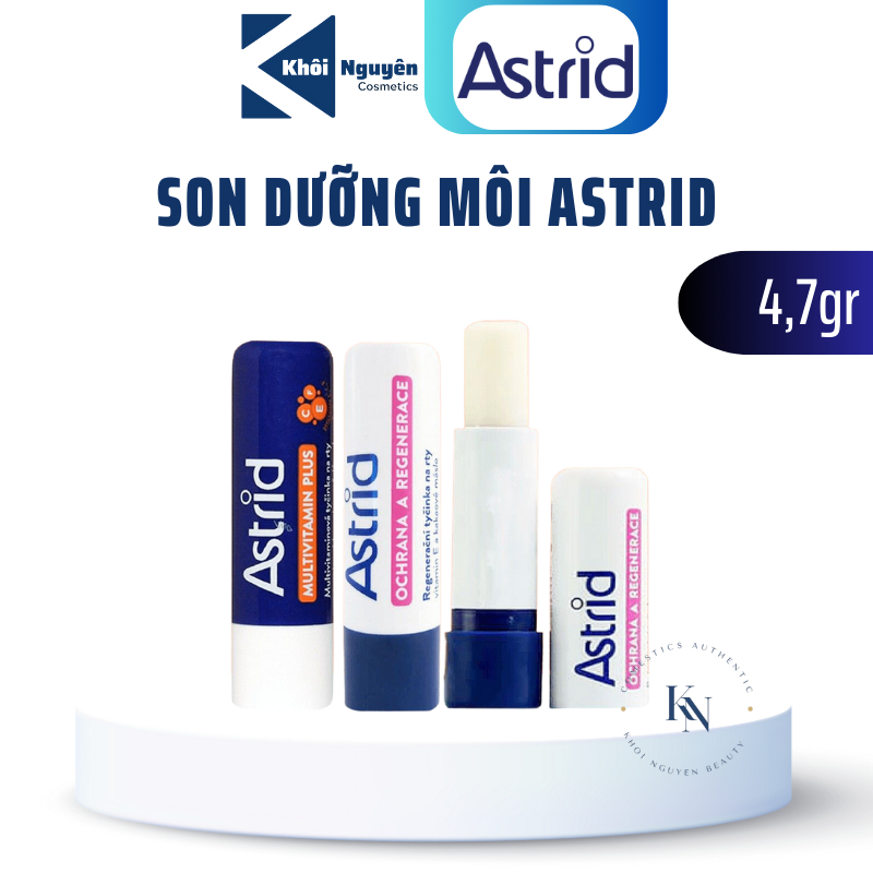 SON DƯỠNG MỠ HƯƠU ASTRID TẨY DA CHẾT TÁI TẠO MÔI 47GR