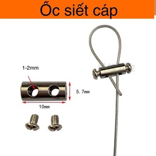 Ốc siết, kít siết, dây cáp treo đèn thủy sinh - Phụ kiện bể cá - Mr Fish