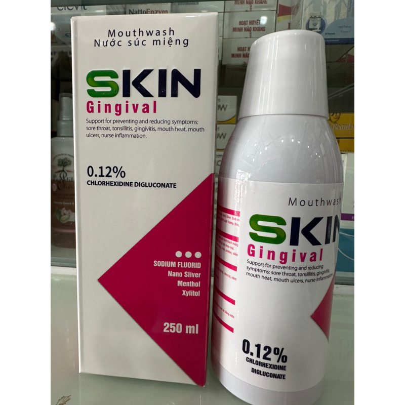 Nước súc miệng sạch miệng diệt khuẩn - Skin Gingival 250ml