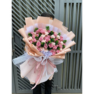 Bó hoa sáp 50 bông mix siêu dễ thương, Quà tặng sinh nhật, 14-2, 8-3, 20-10, 20-11