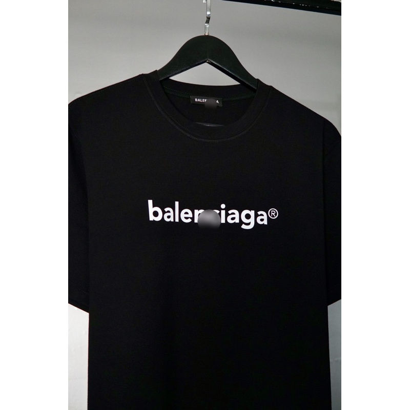 Áo Phông Ba lenciaga Typewriter Basic 100% cotton 2 chiều - Áo thun Nam Nữ Form Unisex
