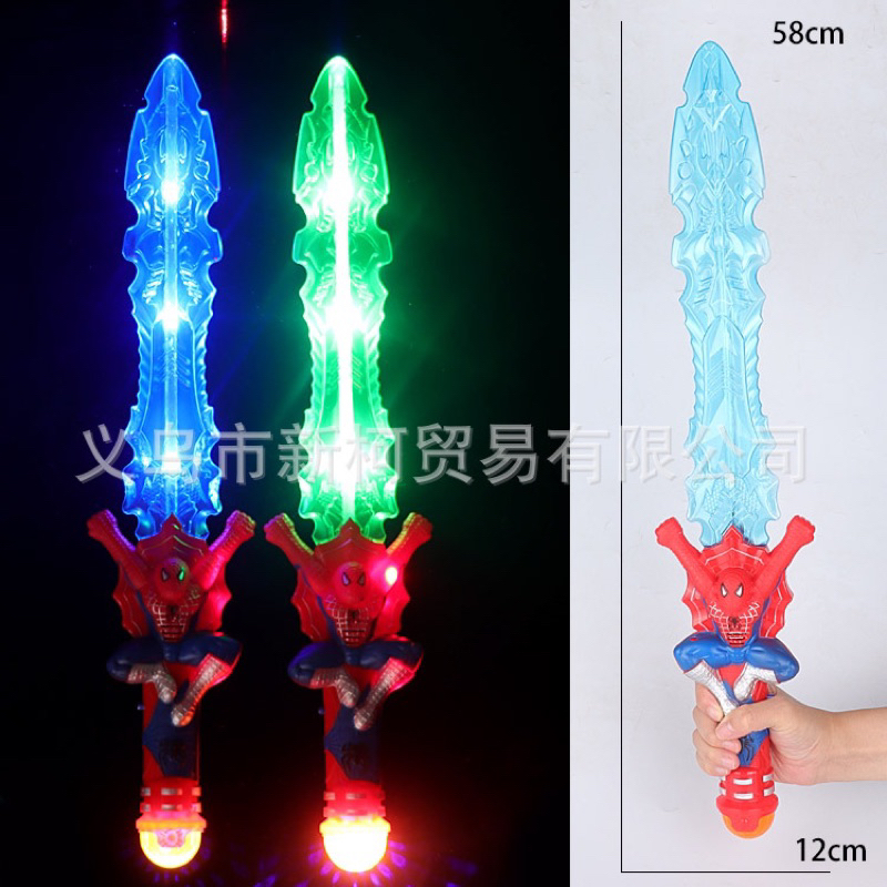 Gậy Ánh Sáng Âm Thanh Hóa Trang Siêu Anh Hùng ,Đồ Hóa Trang Siêu Nhân Cho Trẻ Em