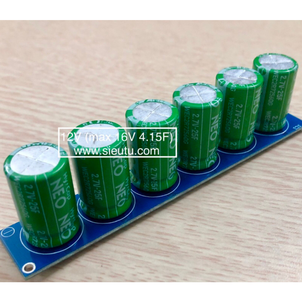 Siêu tụ điện HyCap Korea 12V - 16V 4.1F