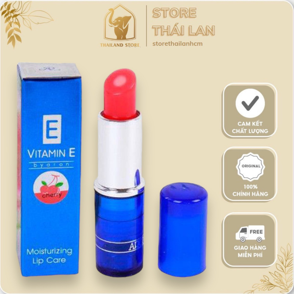 Son Dưỡng Môi Aron Vitamin E Cherry Thái Lan