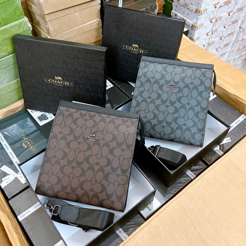 Túi đeo chéo Coach Gotham Slim Fullbox Seal