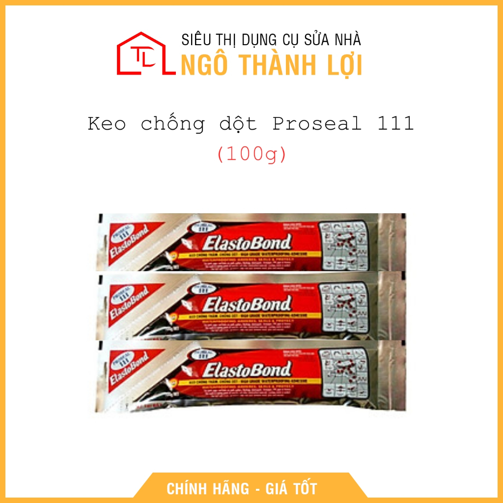 Keo Chống Thấm, Chống Dột Proseal 111 ELASTOBOND (Túi 100g/250g)