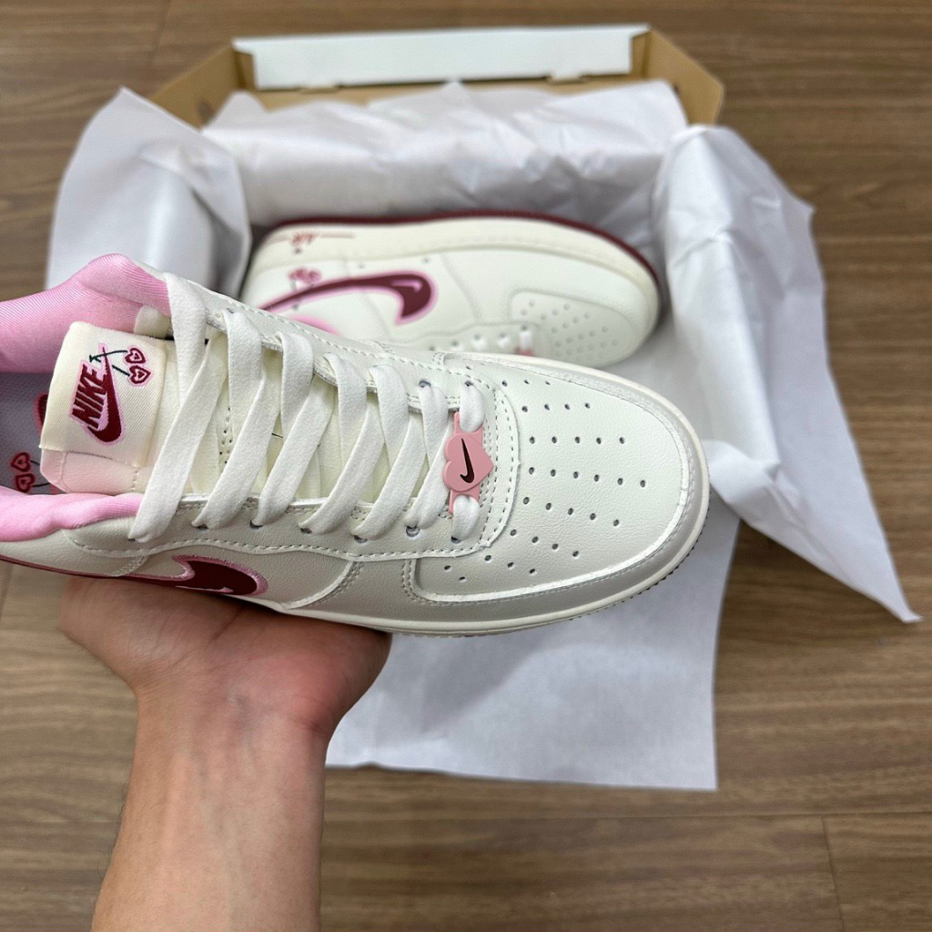 Giày Air Foce1 Low Valentine Day White Pink - AF1 Valentine Trắng Hồng 2023 | BigBuy360 - bigbuy360.vn