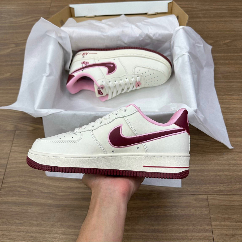 Giày Air Foce1 Low Valentine Day White Pink - AF1 Valentine Trắng Hồng 2023 | BigBuy360 - bigbuy360.vn