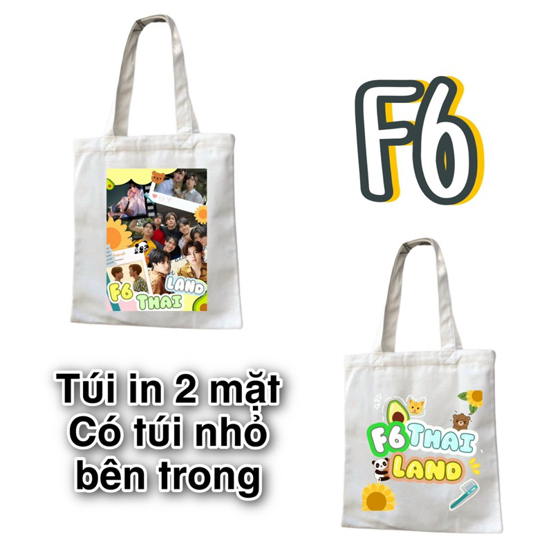 Túi vải TOTE in 2 mặt hình OTP