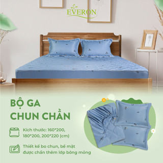 Bộ ga chun chần và 2 vỏ gối OL2309