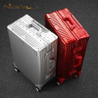 Vali Nhôm Nguyên Khối Khóa Sập NiceVilla 24inch