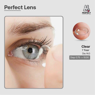 Lens Clear trong suốt không màu, không giãn, Perfect Lens
