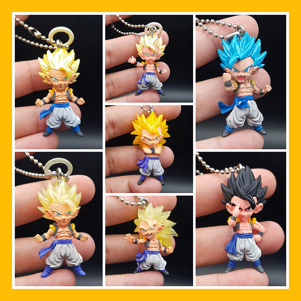 Dây treo móc khóa mô hình nhân vật figure Dragon Ball Bandai - UDM Swing - Gogeta