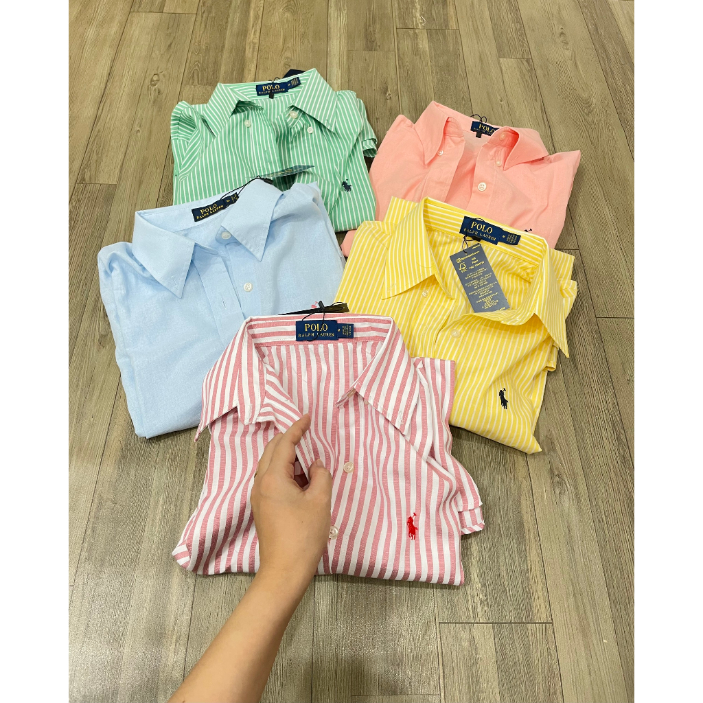 Áo sơmi tay dài linen cotton