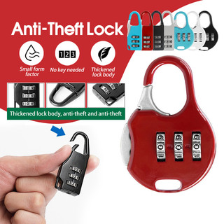Ổ khóa mật khẩu 3 số mini đa năng tiện dụng, ổ khoá số mini cho vali/ balo du lịch, ổ khoá số mini không cần chìa khóa