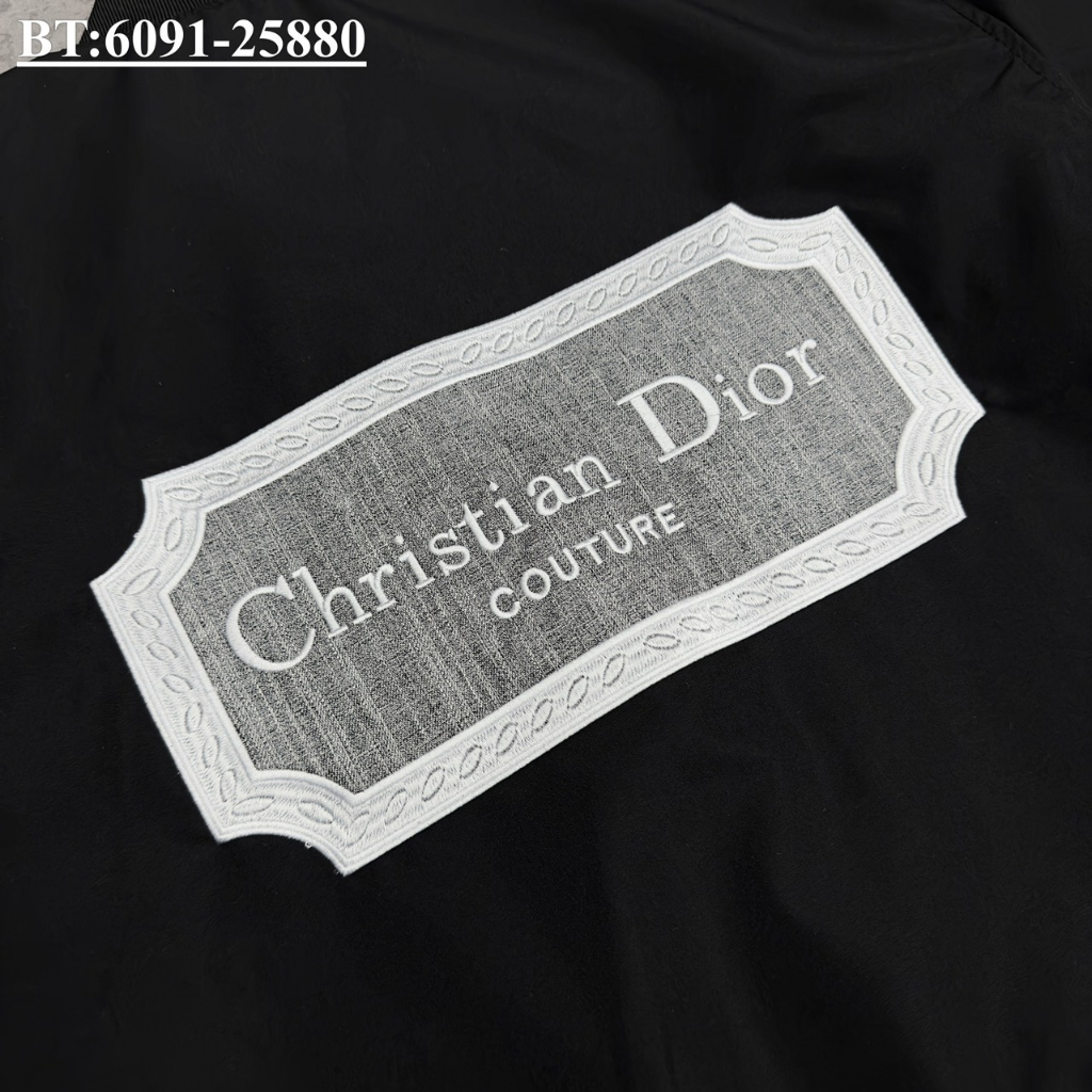 Áo Khoác GIÓ Đì O Họa Tiết Thêu LOGO Sau Lưng Mix Khóa Kéo Mẫu HOT