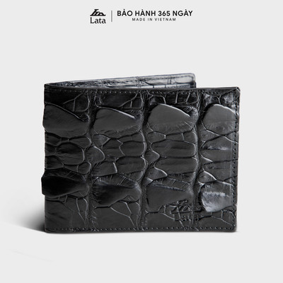 Ví nam da cá sấu Lata (Thời trang nam - Ví da thật LVN88)