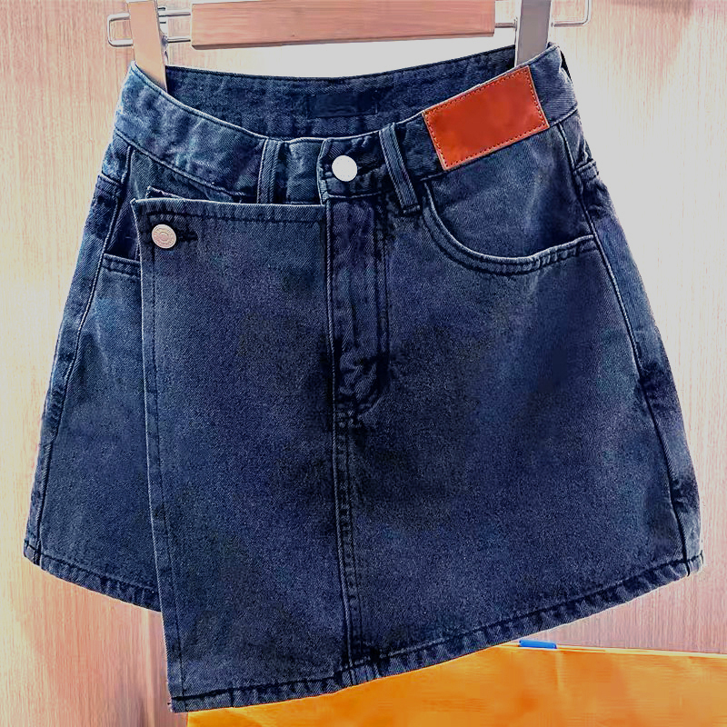 Quần jean giả váy cúc lệch SOBIN Big Size 50-90Kg QJ113