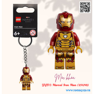 Móc khóa Đồ chơi lắp ráp Iego nhân vật IRON MAN 853706