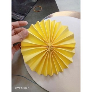 quạt giấy nhung tròn , bán nguyệt 20cm
