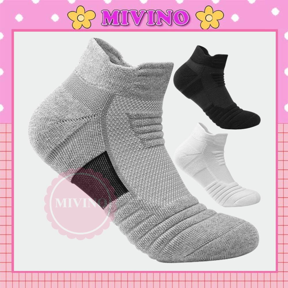 Tất đá bóng Mivino vớ thể thao dày dặn chuyên dụng dành cho nam chạy bộ bóng rổ bóng đá đi xe đạp quần vợt TN159