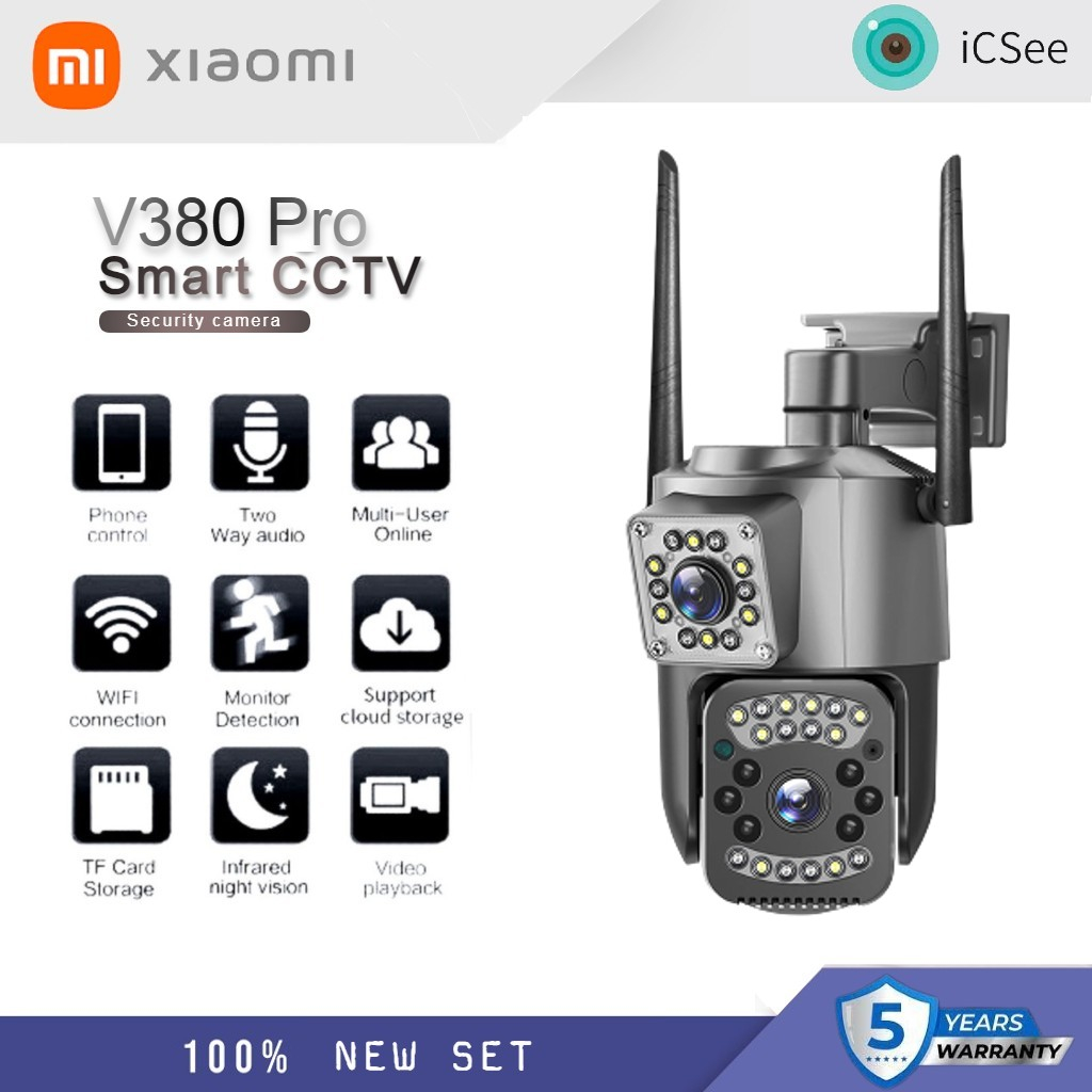 Camera Wifi IP, Camera Chống Trộm V380 Full HD 1080p Có Hồng Ngoại Đàm Thoại 2 Chiều Giám Sát Ngày Đêm | BigBuy360 - bigbuy360.vn