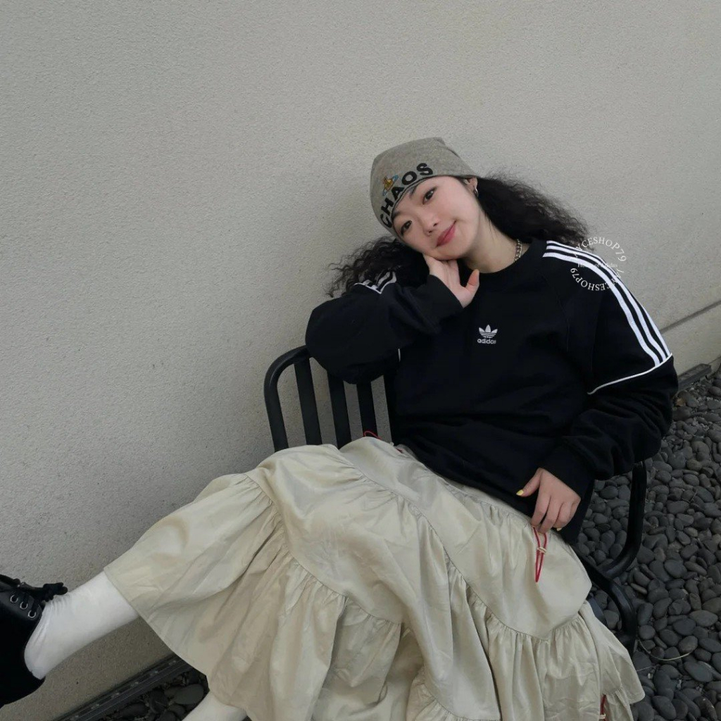 Áo sweater Adidas chính hãng , Áo nỉ dài tay chuẩn from nam nữ , tag mác đầy đủ 204 Bico Studio