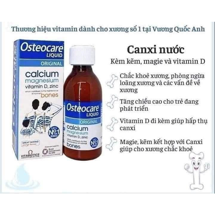 Canxi nước Osteocare date 05/2025
