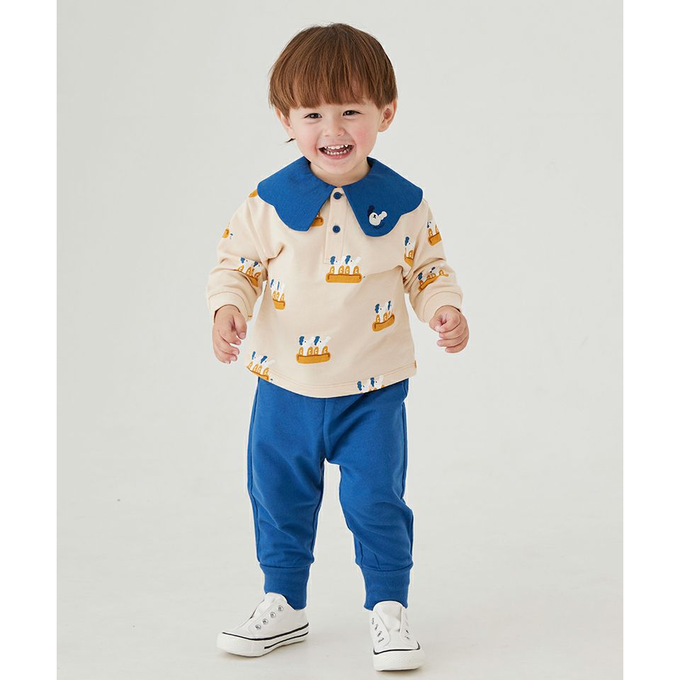 Bộ nỉ Moi chú chó LSSBQST22 2 màu