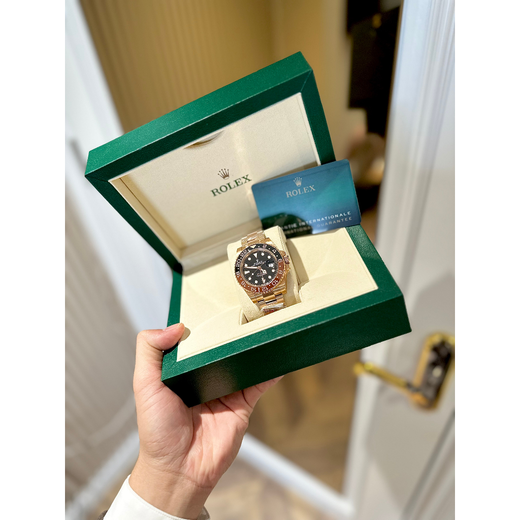 Đồng hồ nam Rolex GMT Master CLEAN 41mm máy Calibre 3285 tóc xanh kháng từ, bản best thị trường