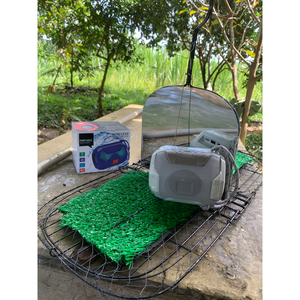 Mẹt gương bẫy chim cút tặng kèm loa + thẻ nhớ